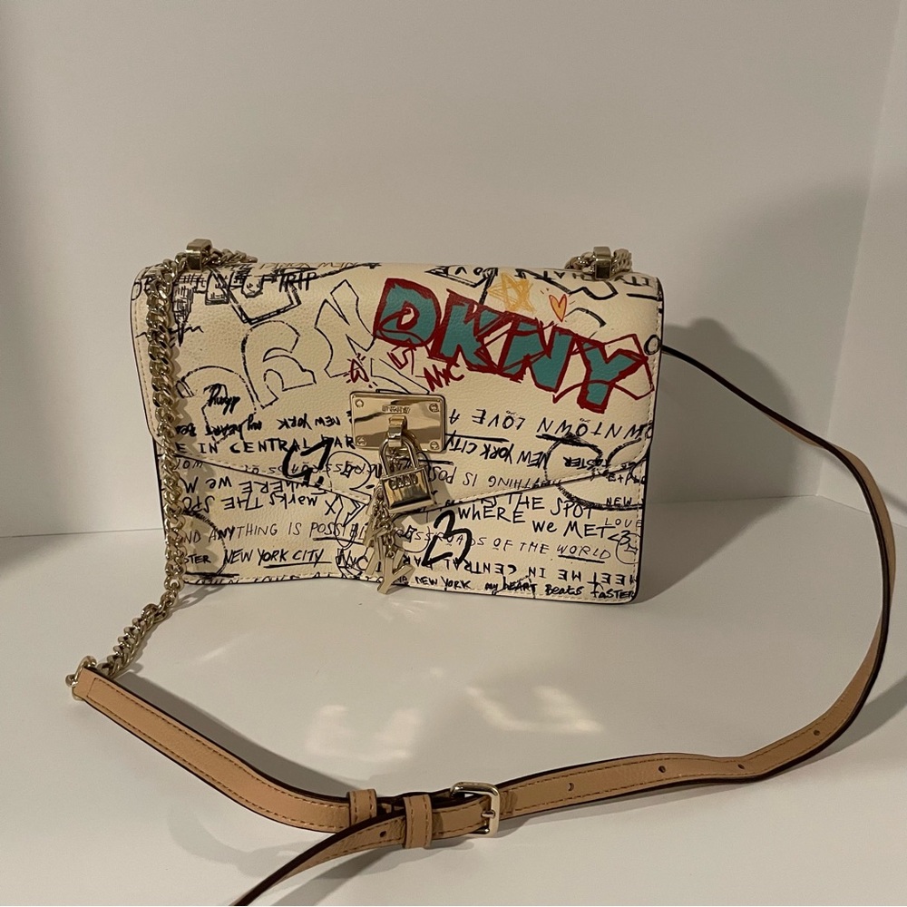 DKNY graffiti crossbody